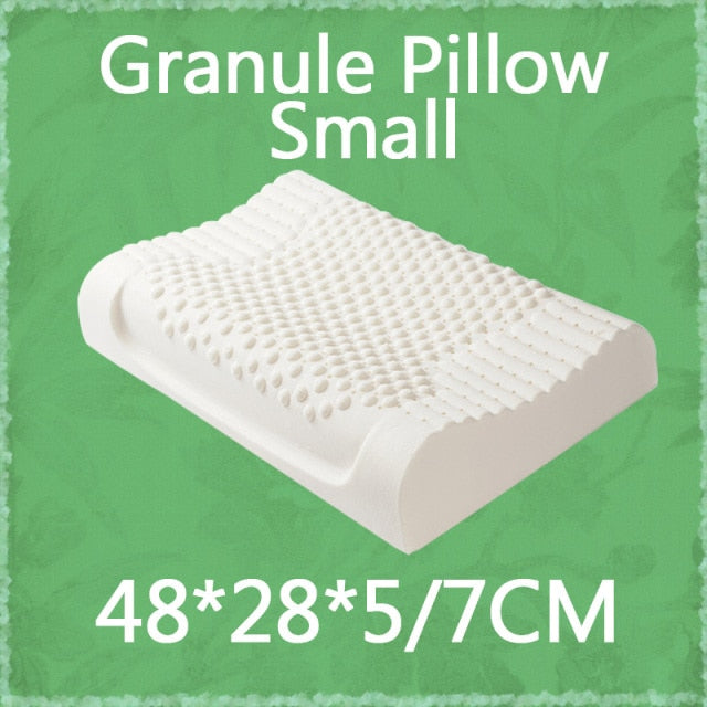 Pure Natural Latex Orthopedic Pillows Thailand Remedial Neck Sleep Pillow Protect Vertebrae Health Care Bedding Cervical Pillow