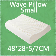 Load image into Gallery viewer, Pure Natural Latex Orthopedic Pillows Thailand Remedial Neck Sleep Pillow Protect Vertebrae Health Care Bedding Cervical Pillow
