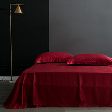 Load image into Gallery viewer, Natural Silk Flat Sheet Mulberry Silk Bed Sheet Solid Color Real Silk For King Queen Size Bedding Sheet
