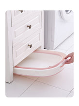 Load image into Gallery viewer, Baby Shower Protable Bath Tub Folding Baby Shower Bathtub Portable Pet Bath Tubs Safety Security Bath Accessories Storage Basket
