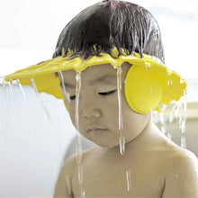 Load image into Gallery viewer, Safe Shampoo Shower Bathing Bath Protect Soft Cap Hat For Baby Wash Hair Shield Bebes Children Bathing Shower Cap Hat Kids
